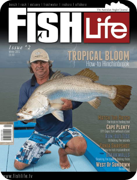 Fish life cover - big barramundi with Ryan Moody