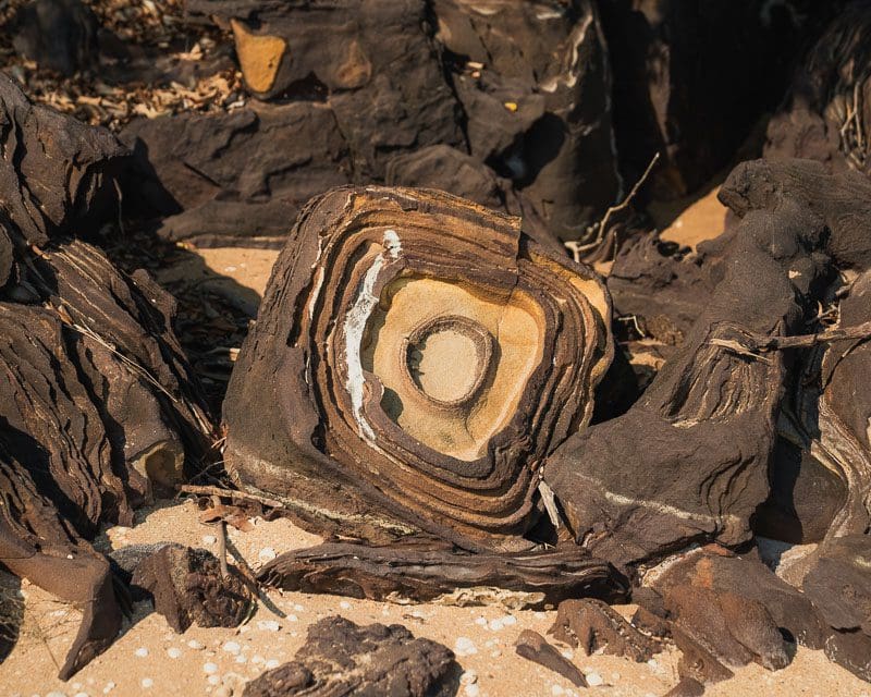 Rock formations at Bathurst Heads
