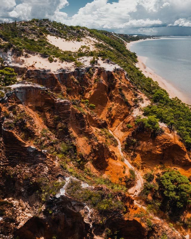Coloured sands elim beach