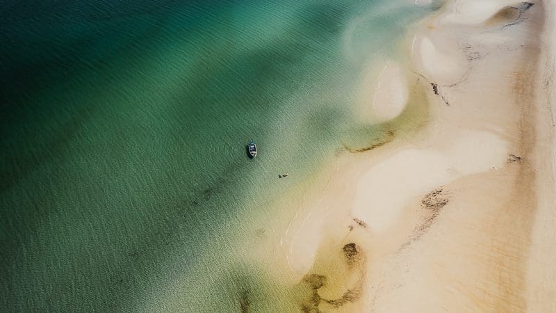 Swimming nearshore Cooktown