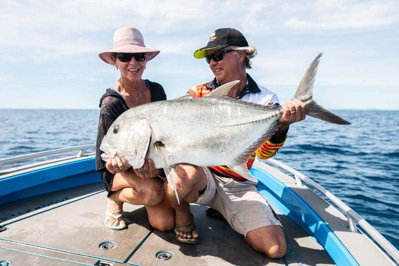 Massiv GT caught jigging for reef fish