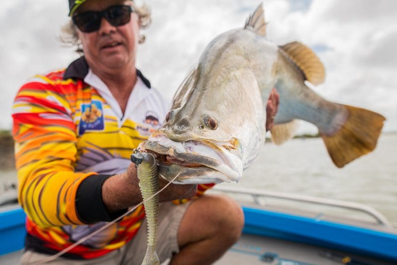 Fishing the Fitzroy with soft plastics