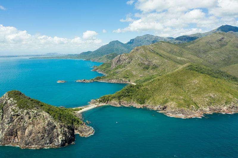 East coast of Hinchinbrook Island.