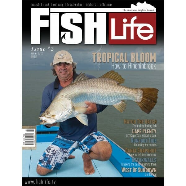 Big barra photo taken by Matty Young for Fish Life journal.