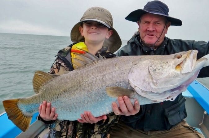 Fishing with kids when fish bigger than the kid!