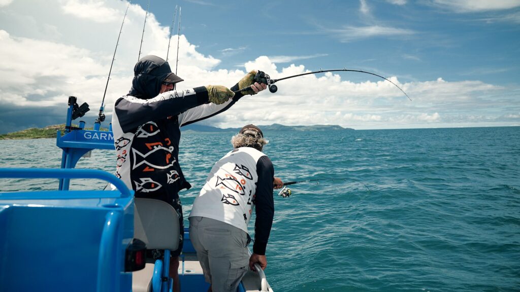 Surprise catch - running us ragged around the boat