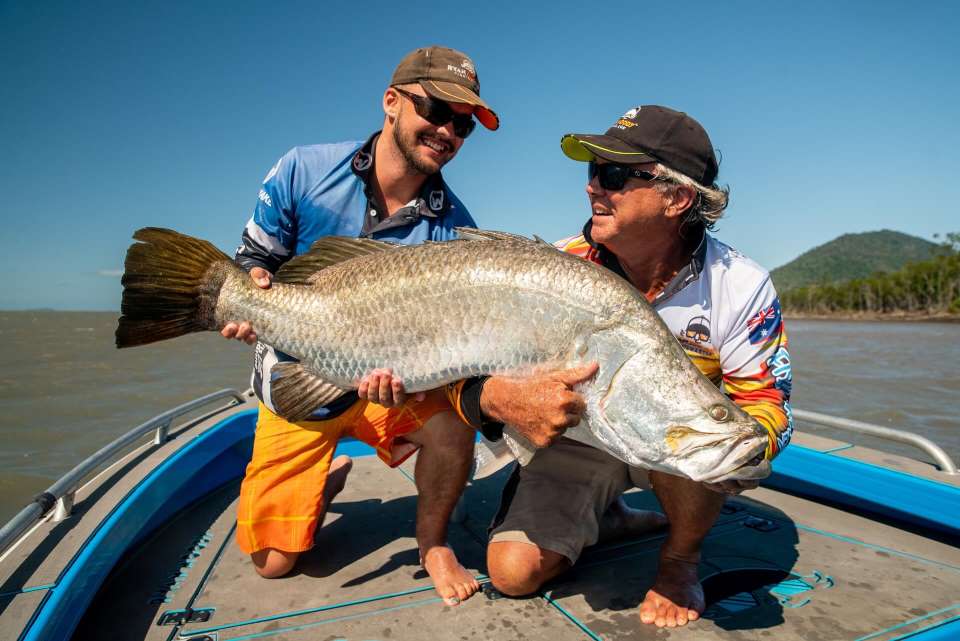 barramundi fishing - 115cm barra